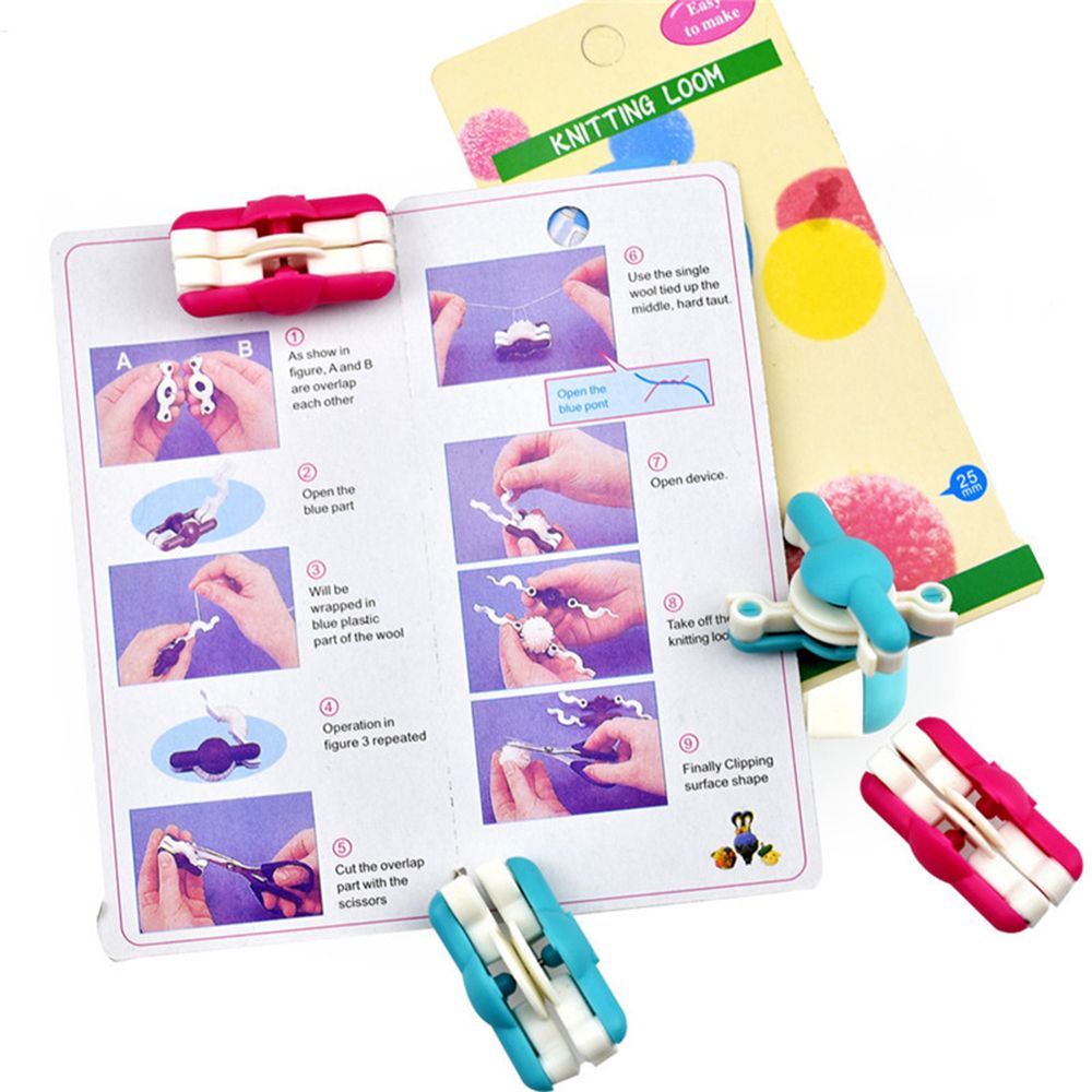 Pom Pom Maker Tool - 2 teile/los Mode Nadel Handwerk Hand