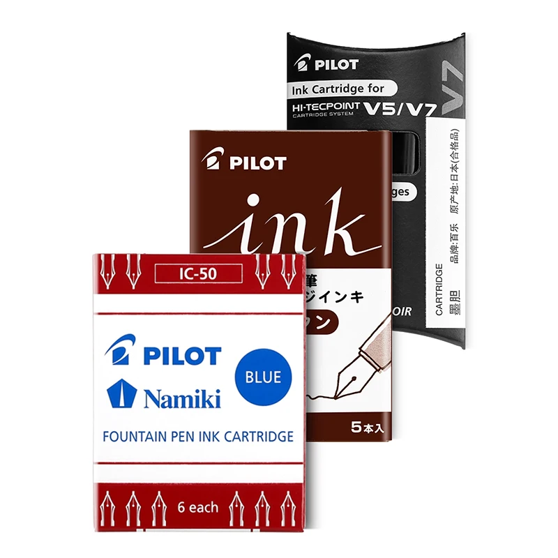 Pilot Pen V5 - Hochwertige Pilot IC-50 Einweg-Tintenpatronen-Nachfüllung für 78G