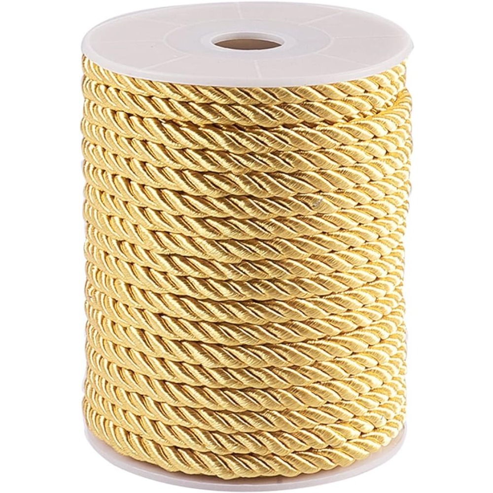 5 mm, 18 Yards, gedrehtes Gold – Cord Trim Twisted Bewertung und Preis