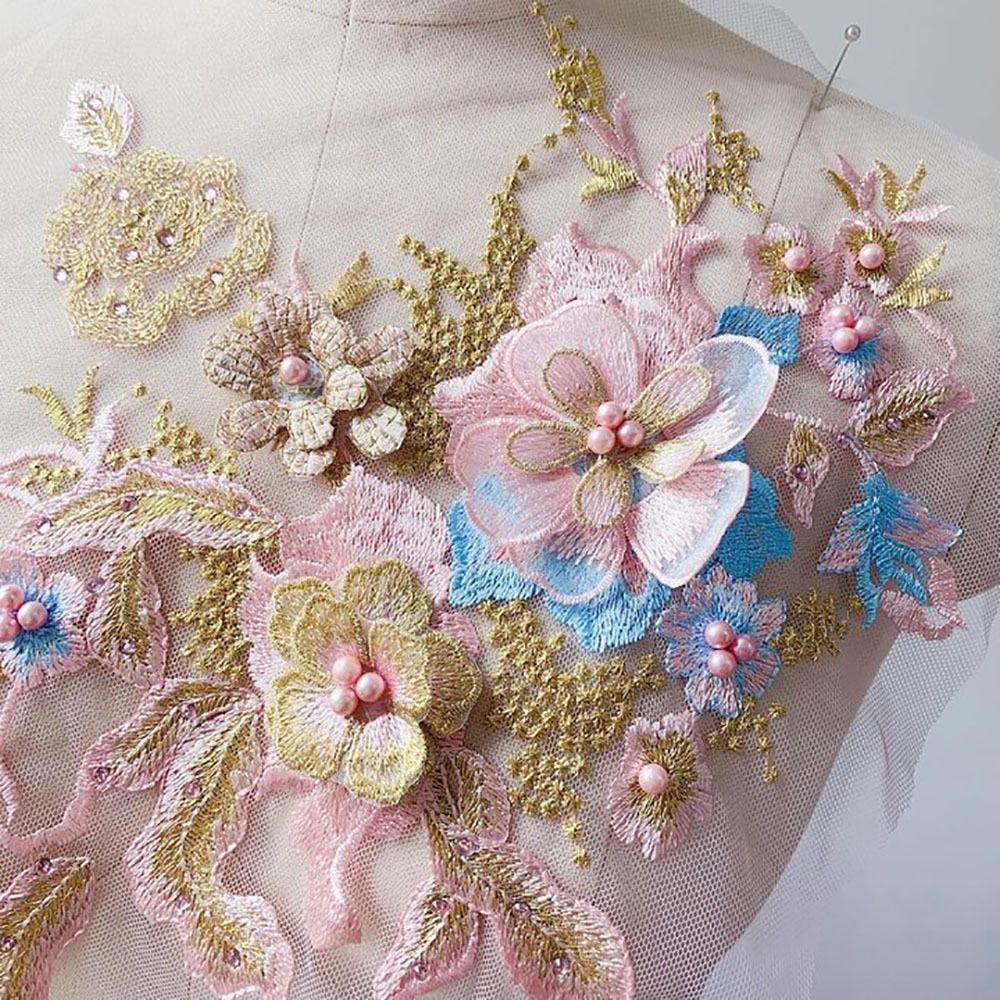 3D Blumen Perlen Spitze Stoffe – Embellishments For Scrapbooking Bewertung und Preis