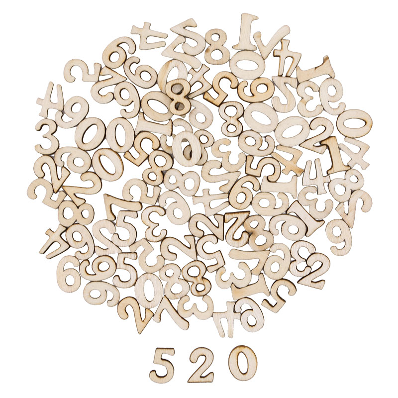 100 stücke Buchstaben Holz Alp – Embellishments For Scrapbooking Bewertung und Preis