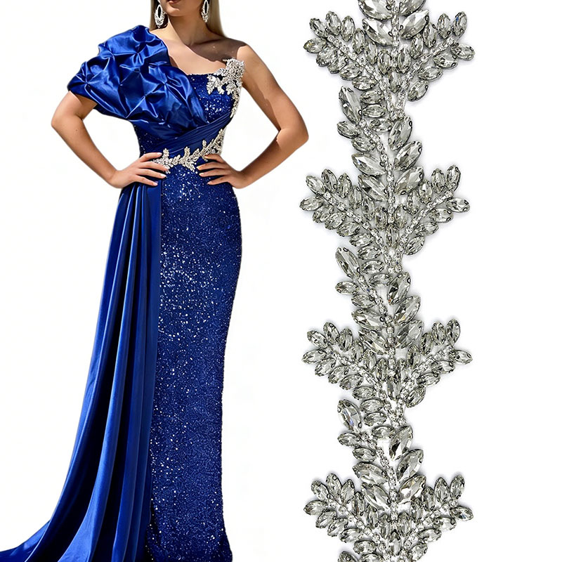 Hotfix-Strass-Blumenapplikatio – Hotfix Rhinestone Sheet Bewertung und Preis