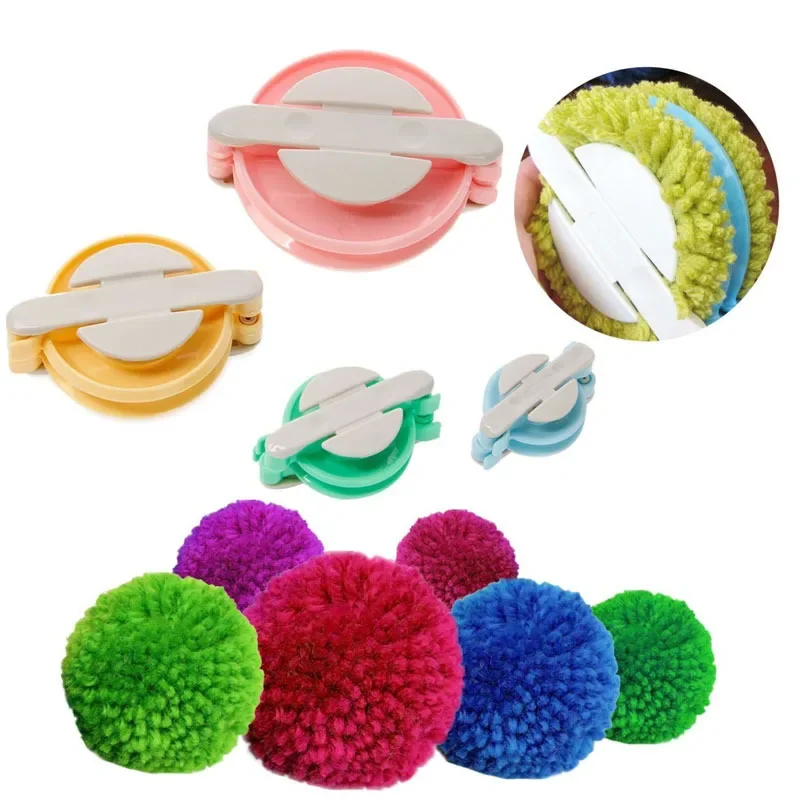 4 Größen Wollknäuel-Maker Stri – Pom Pom Maker Tool Bewertung und Preis