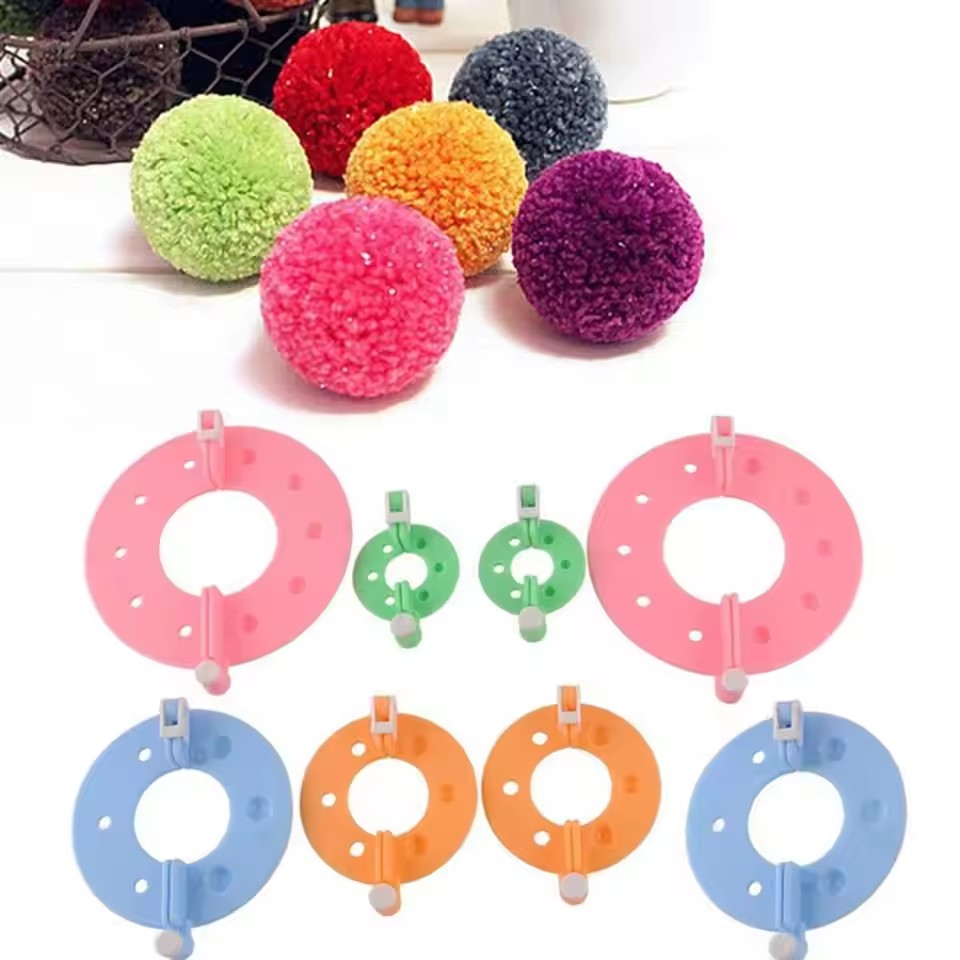 8-teiliges Pompon-Strickset in – Pom Pom Maker Tool Bewertung und Preis
