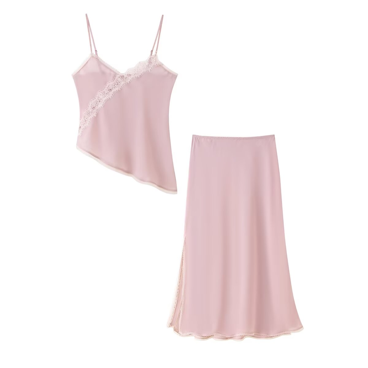 Tidalyf 2025, Damen-Set, rosa  – Elastic Lace Trim Bewertung und Preis